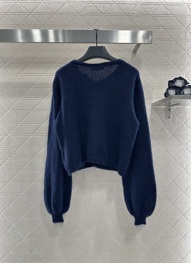 Вязаный кардиган со стразами фото 2