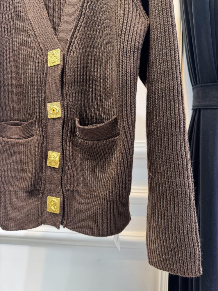 Вязаный кардиган женский фото 6