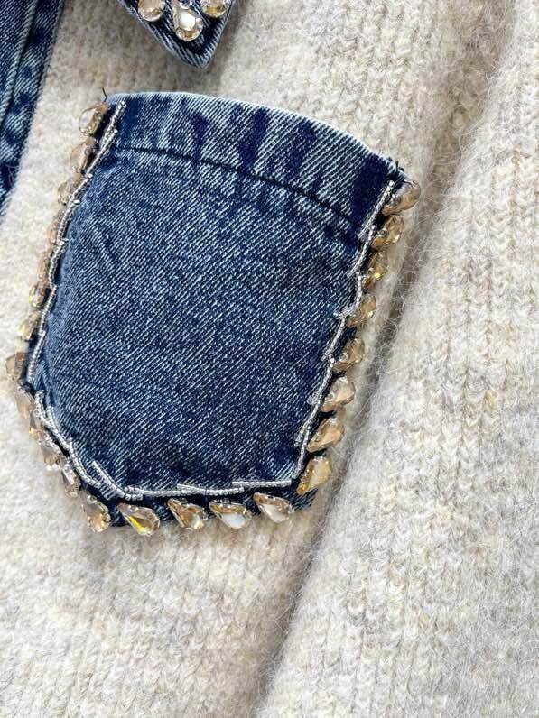 Вязаный кардиган фото 5