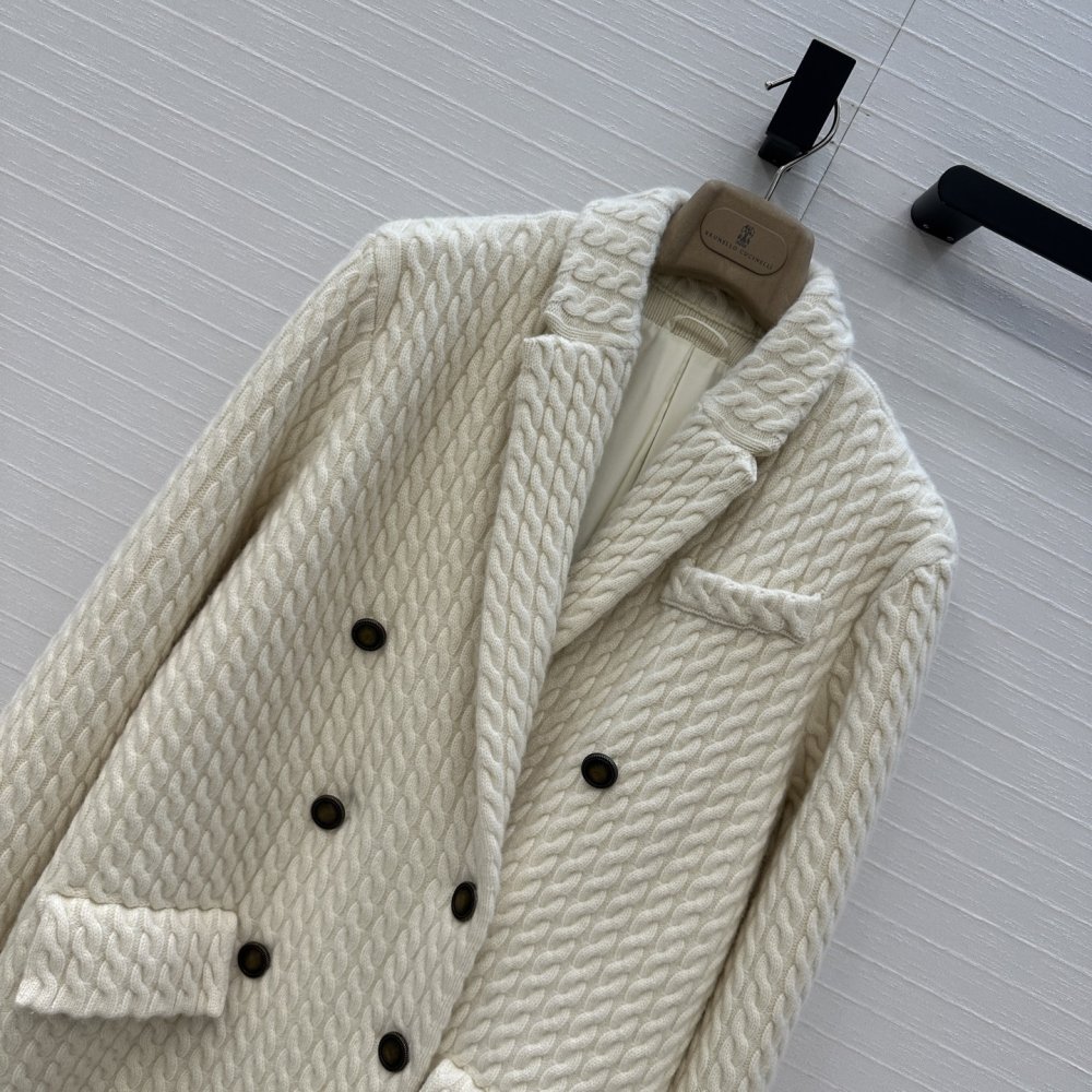 Вязаный кашемировый блейзер женский фото 2