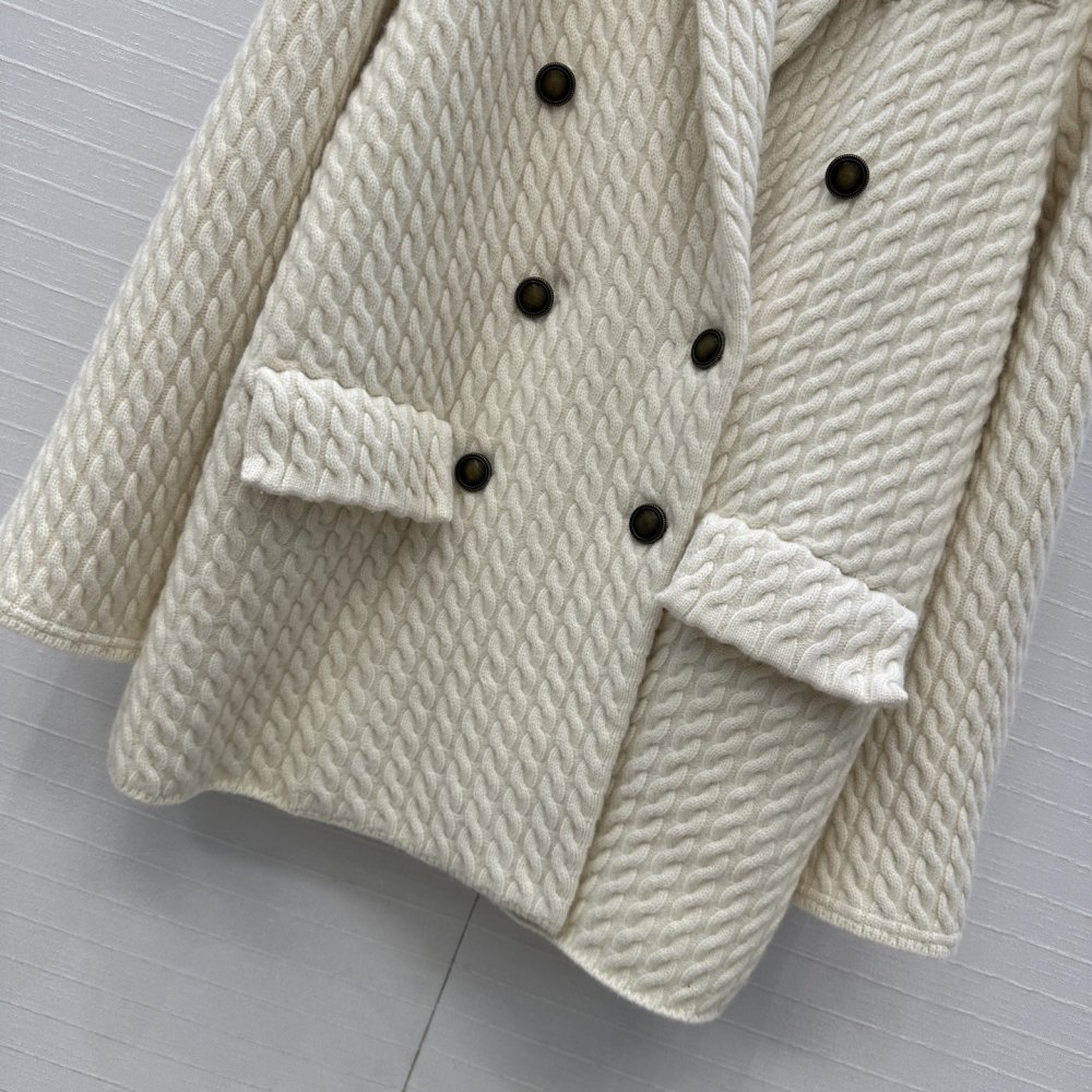 Вязаный кашемировый блейзер женский фото 5