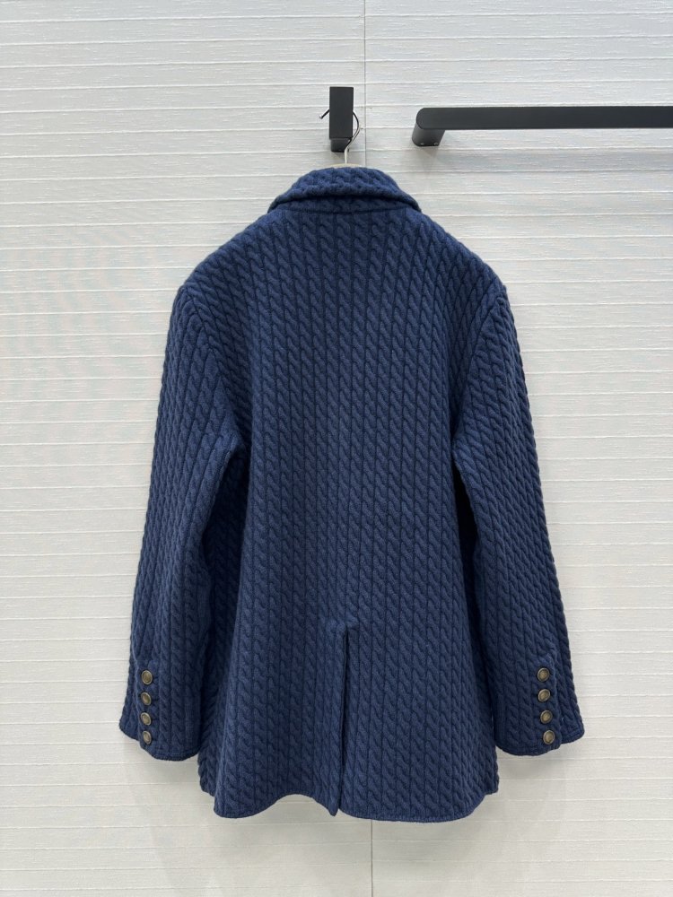 Вязаный кашемировый блейзер женский фото 9