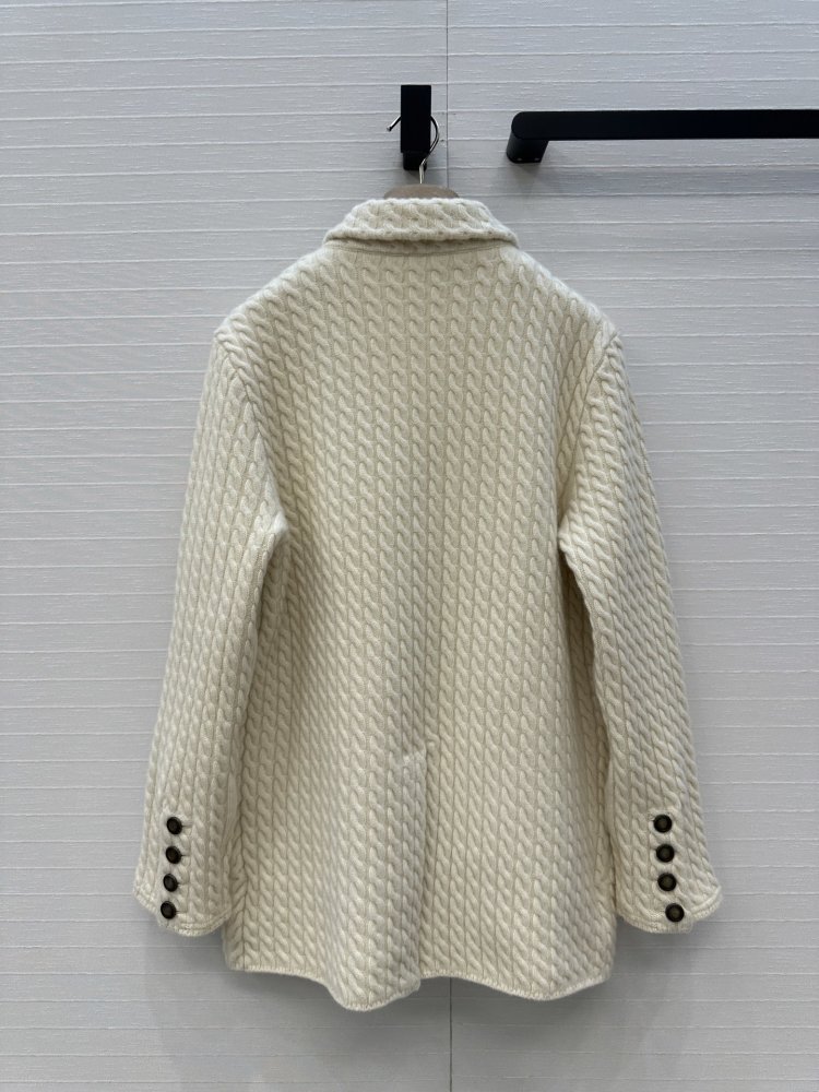 Вязаный кашемировый блейзер женский фото 9