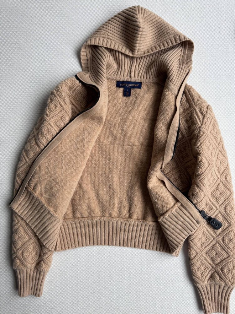 Вязаный кашемировый кардиган фото 4