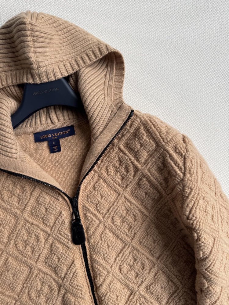 Вязаный кашемировый кардиган фото 5