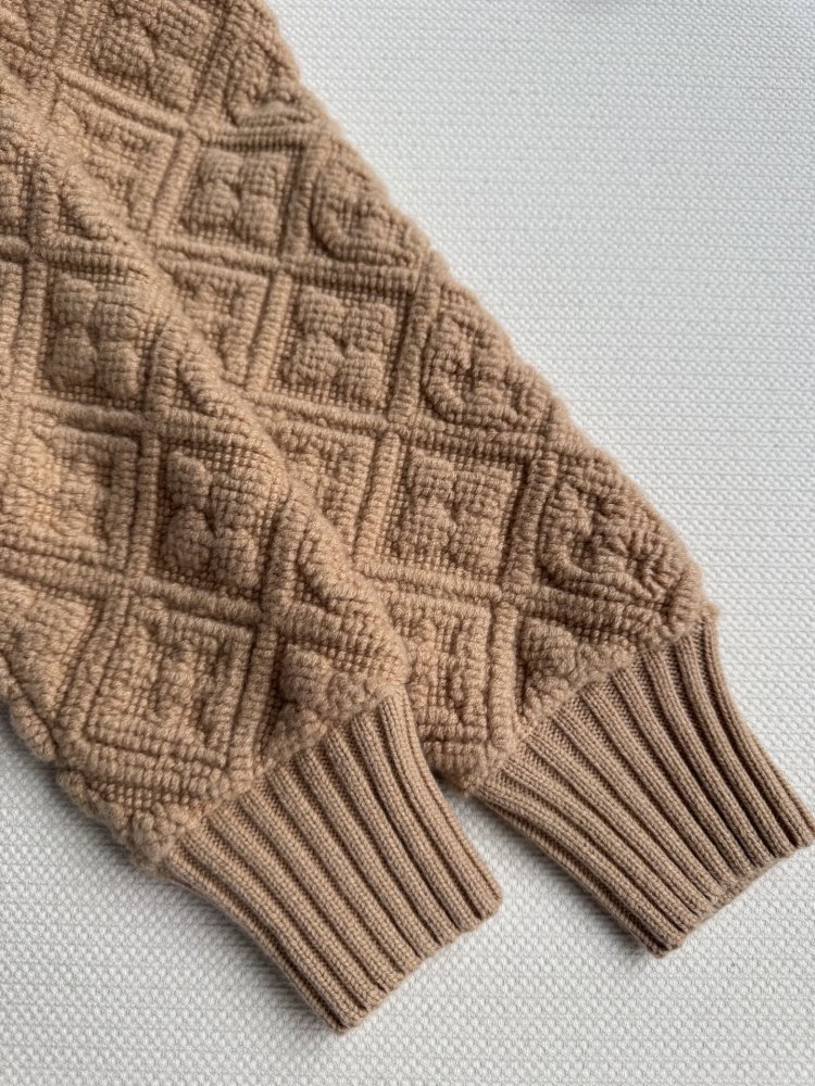 Вязаный кашемировый кардиган фото 8