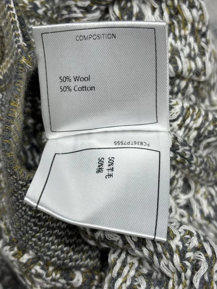 В'язаний картатий кардиган фото 9