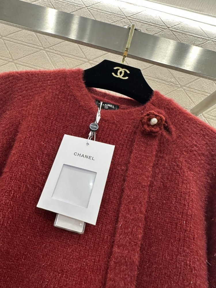 Вязаный пуловер с круглым вырезом фото 5