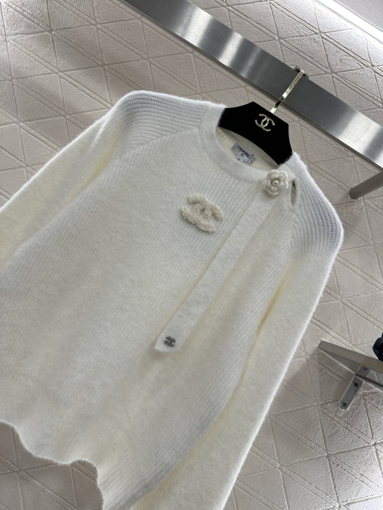 Knitted pullover from round Neck фото 7