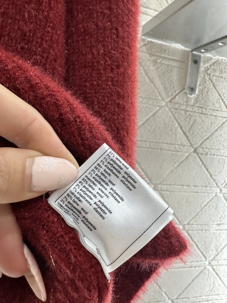 Вязаный пуловер с круглым вырезом фото 9