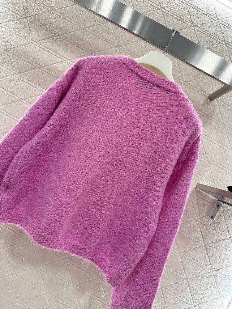 Вязаный пуловер женский фото 4