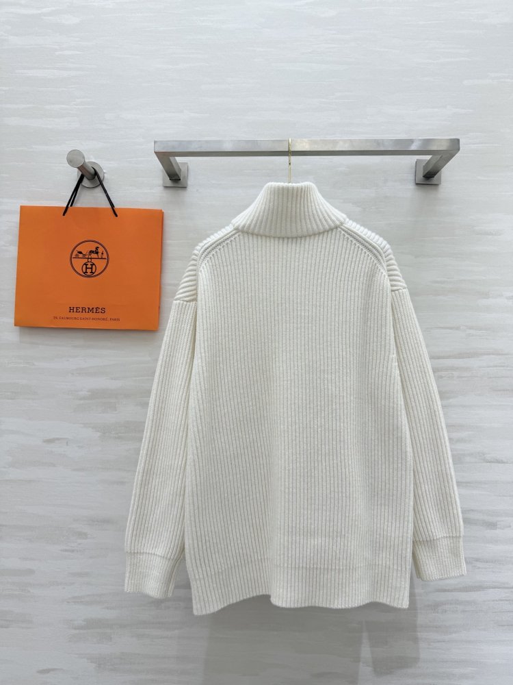 Knitted woolen pullover female фото 6