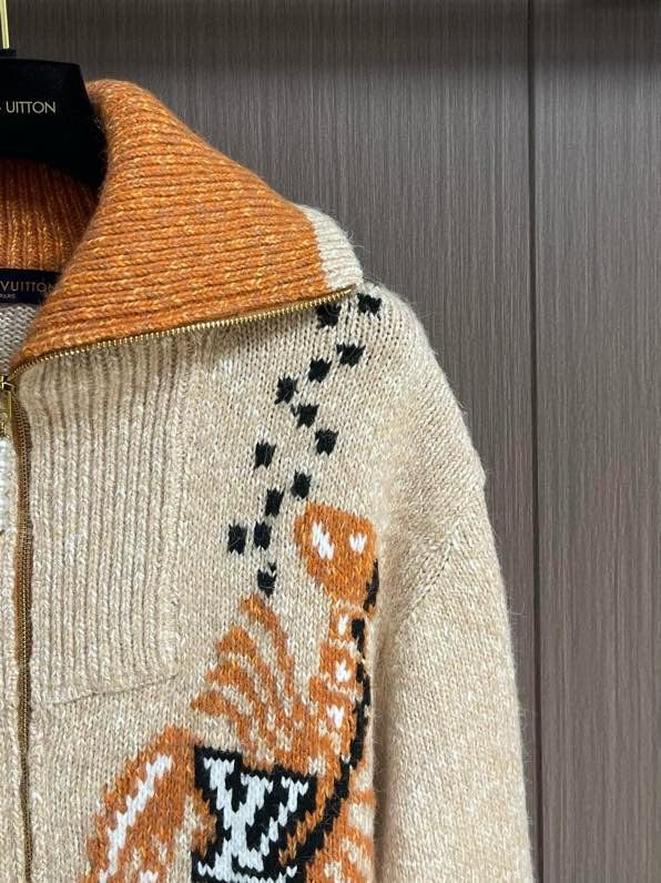 Knitted pullover from LV x Nigo фото 3