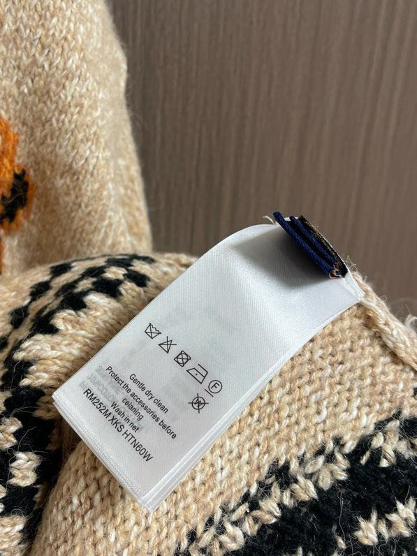 Knitted pullover from LV x Nigo фото 7