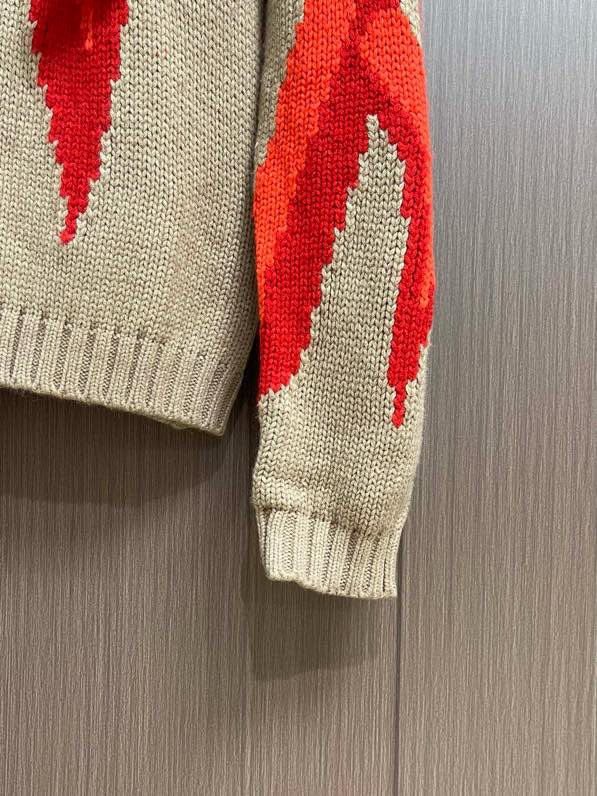 Вязаный свитер с капюшоном фото 7