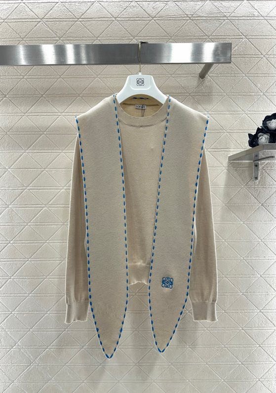 Вязаный свитер с шалью фото 2