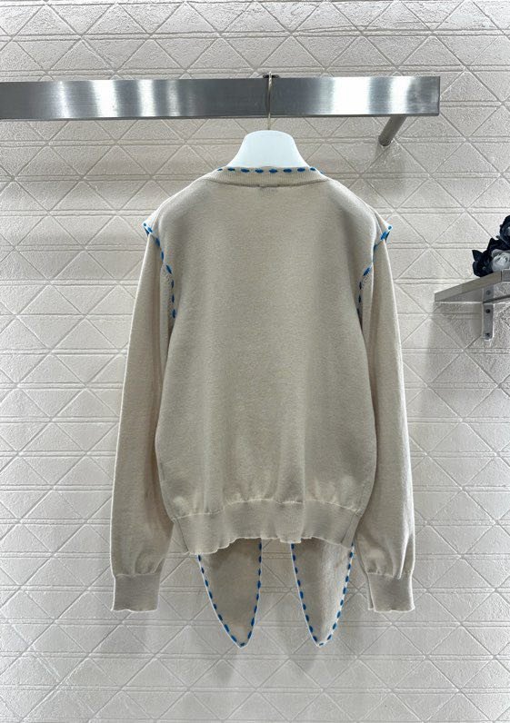 Вязаный свитер с шалью фото 3