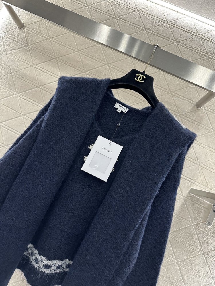 Knitted pullover from scarf фото 8