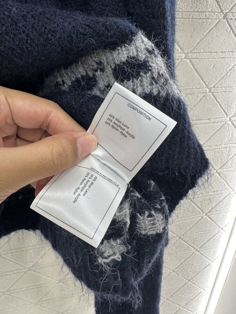 Knitted pullover from scarf фото 9