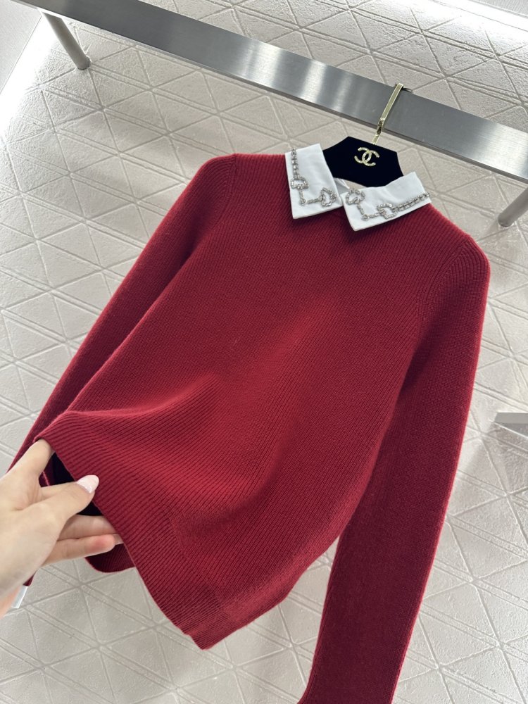 Вязаный свитер женский фото 7