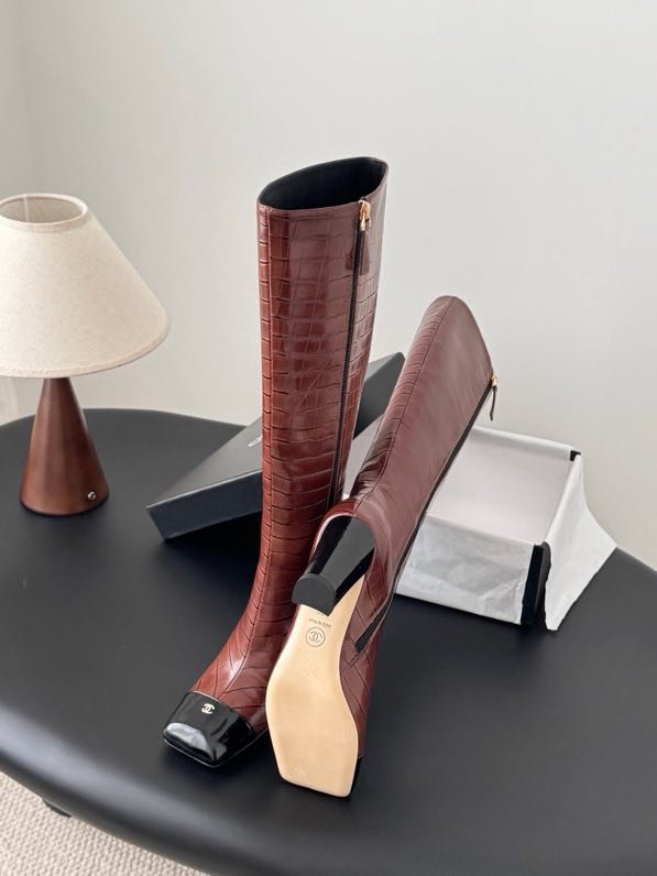 High leather boots фото 2