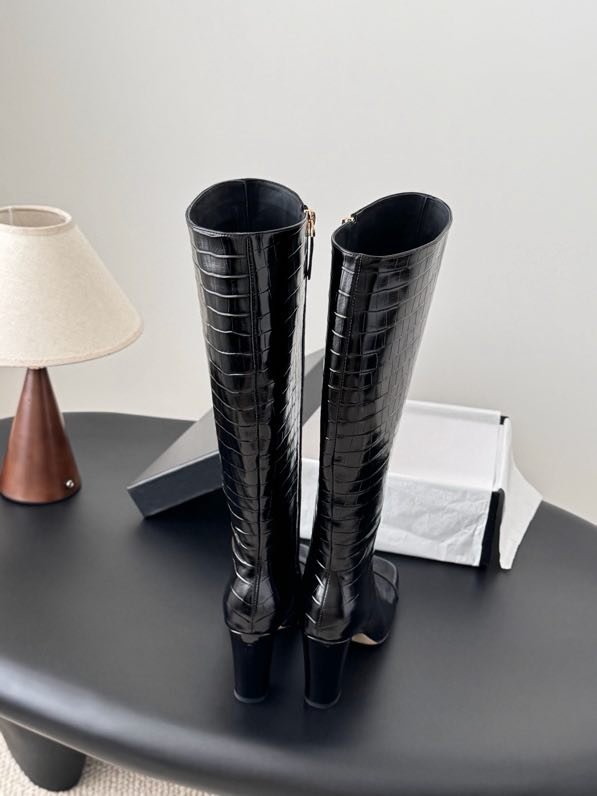 High leather boots фото 3
