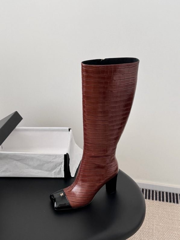 High leather boots фото 3