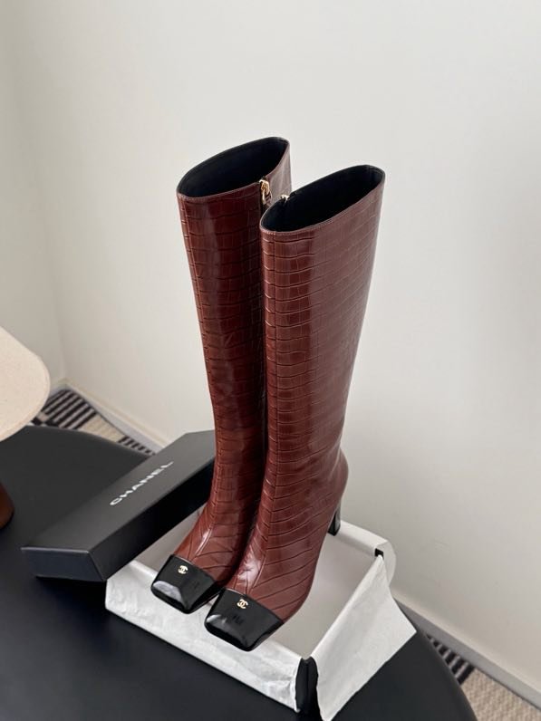 High leather boots фото 4