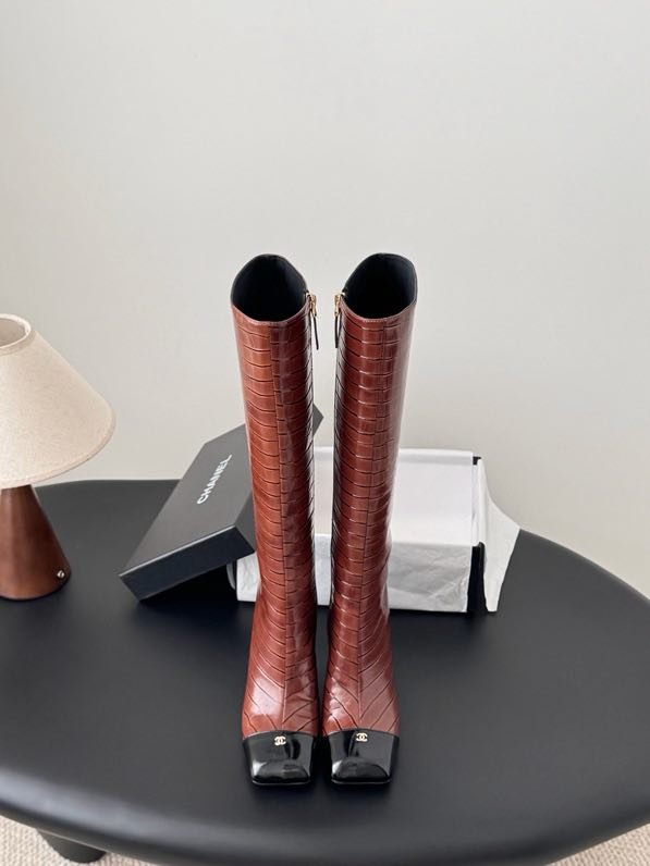 High leather boots фото 5