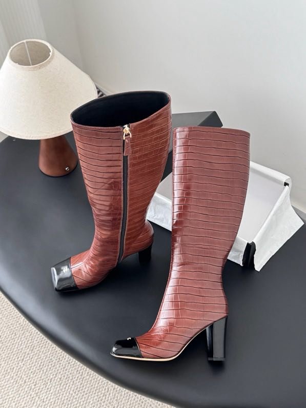 High leather boots фото 6