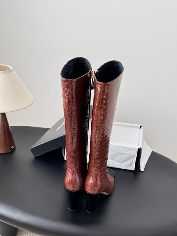 High leather boots фото 7