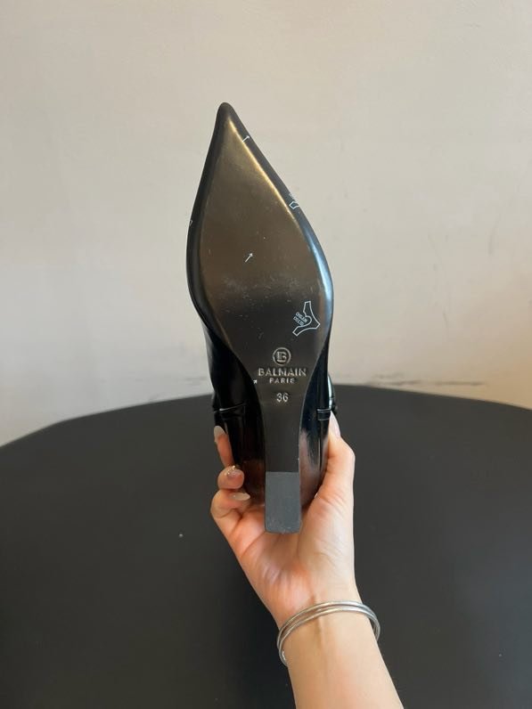 Високі чоботи з гострим носком і плиссировкой фото 3