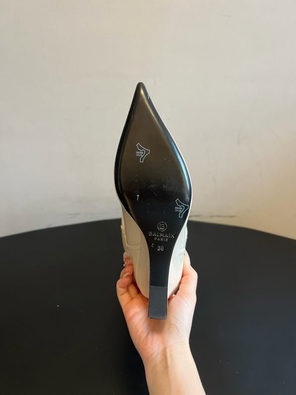 Високі чоботи з гострим носком і плиссировкой фото 5