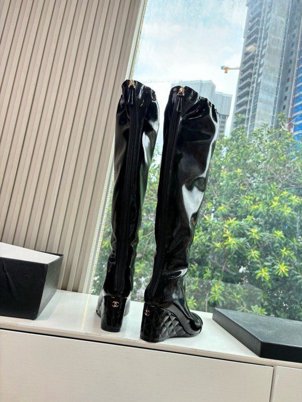 Высокие жеские кожаные ботфорты фото 3