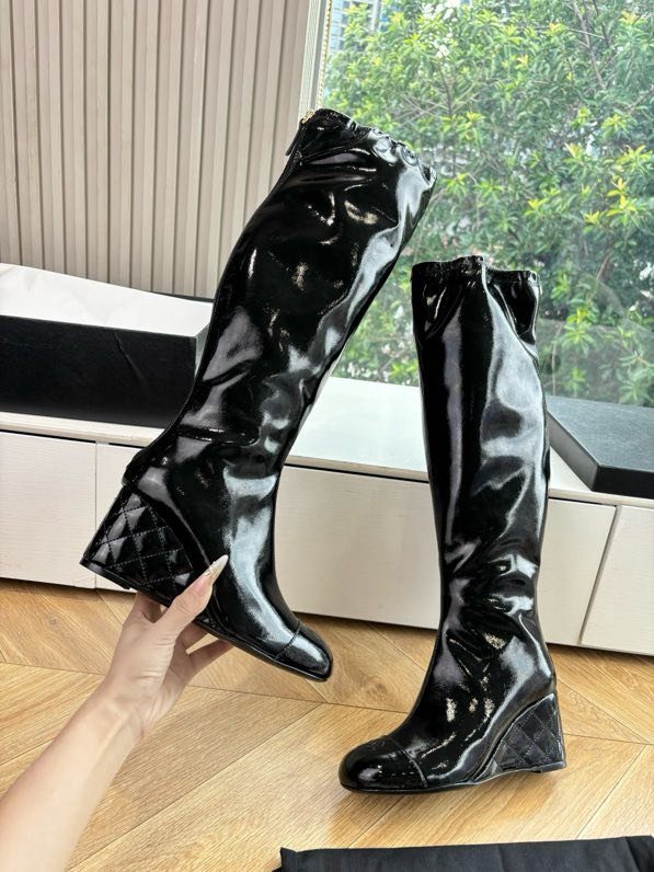 Высокие жеские кожаные ботфорты фото 4