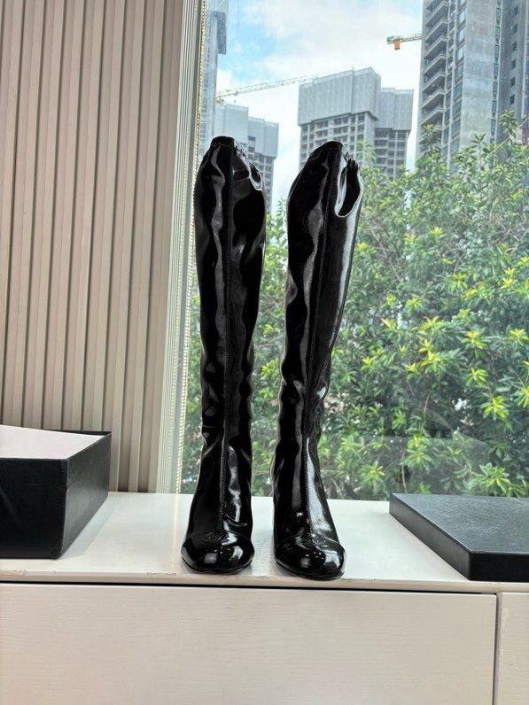 Высокие жеские кожаные ботфорты фото 7