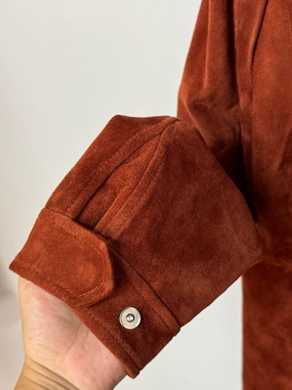 Замшевая куртка женская фото 9