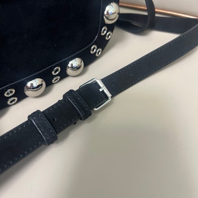 Замшева сумка на плече Valentino Garavani Nellcote 23 см фото 5