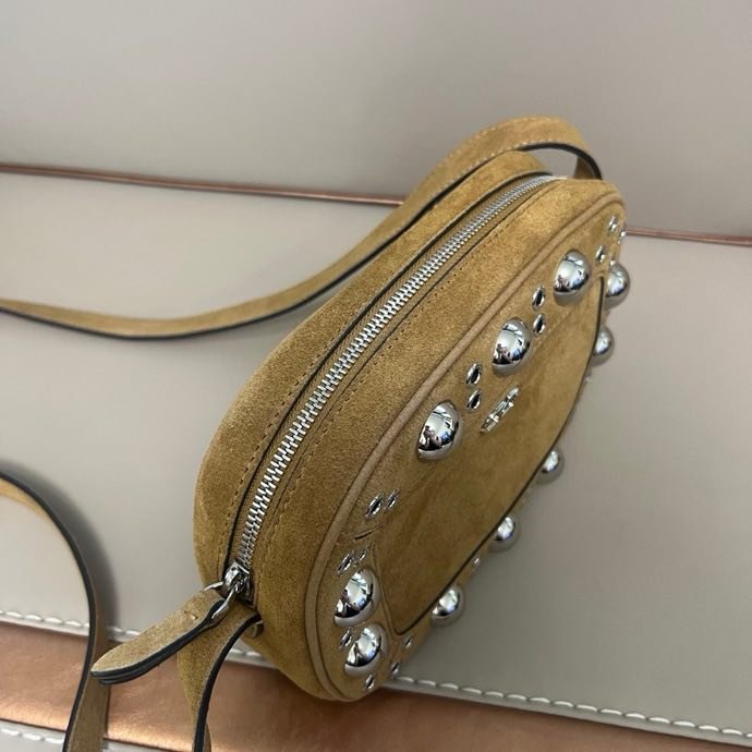 Замшевая сумка на плечо Valentino Garavani Nellcote 23 см фото 8