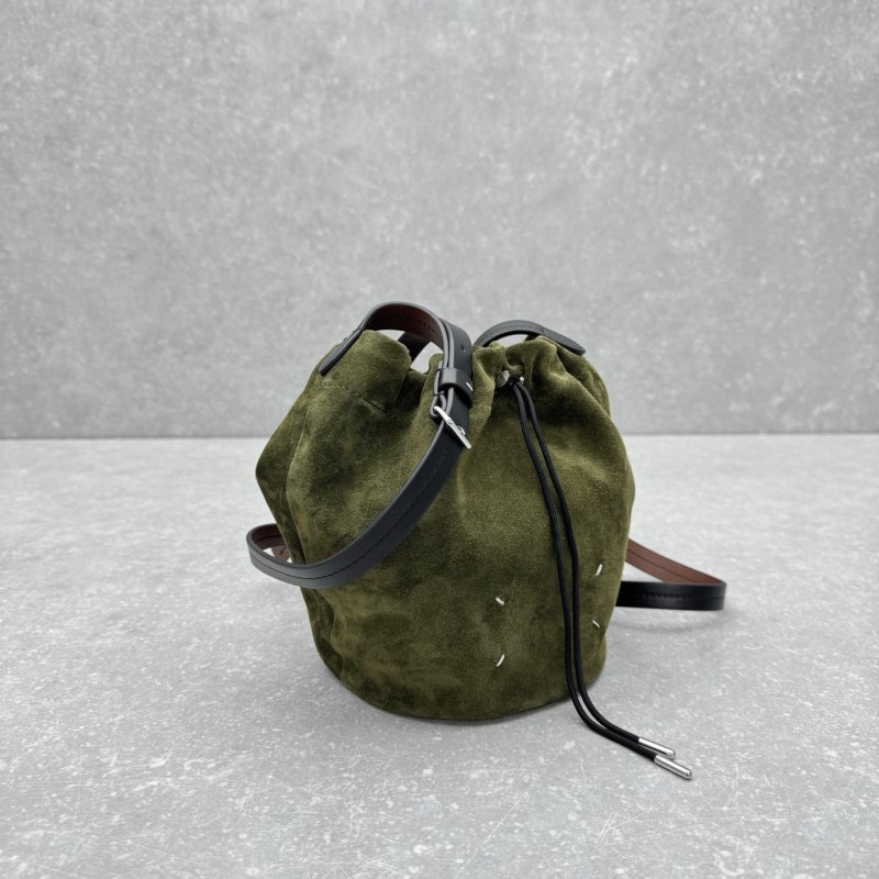 Suede a bag bucket MM6 Hobo 20 cm