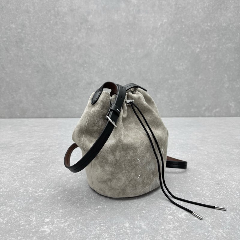 Suede a bag bucket MM6 Hobo 20 cm