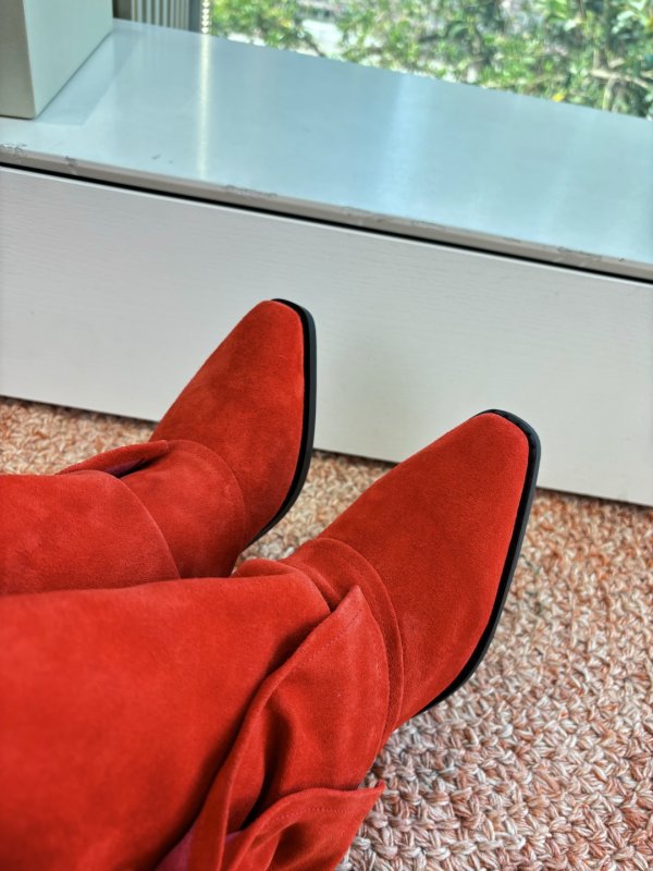 Suede Ankle boots фото 8