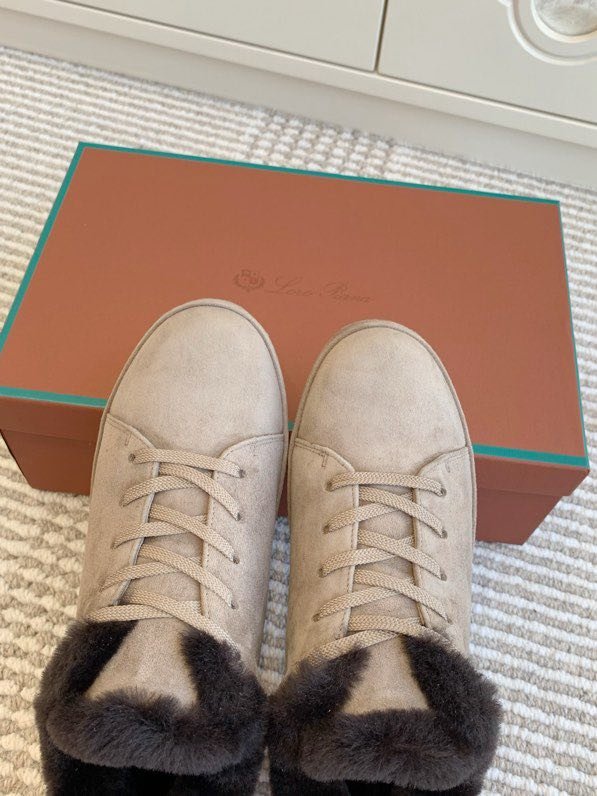 Замшеві кросівки на хутрі фото 7