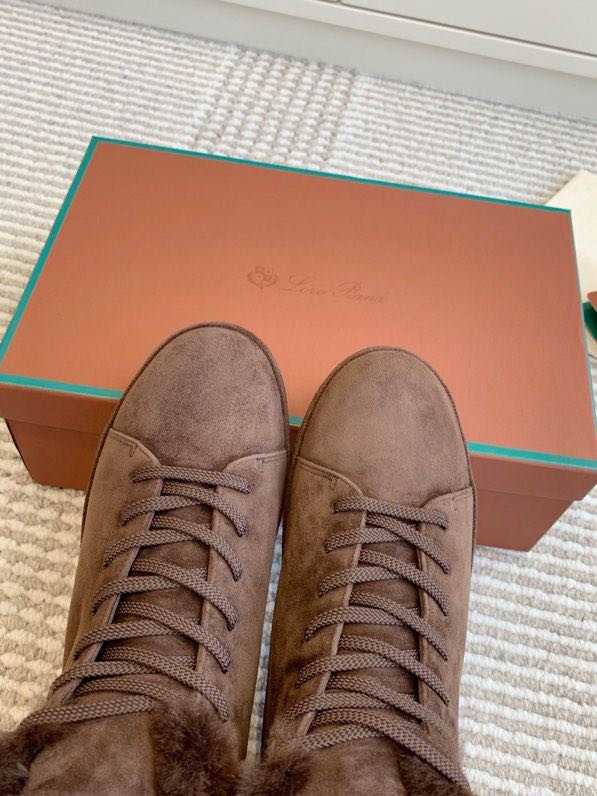 Замшевые кроссовки на меху фото 8