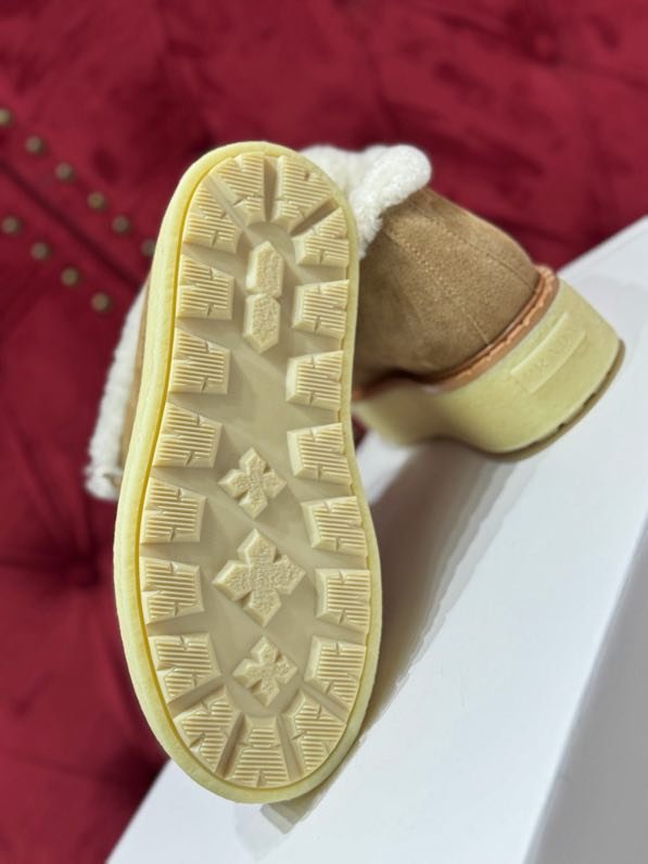 Замшевые зимние ботинки на платфоме фото 4