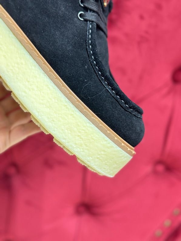 Замшевые зимние ботинки на платфоме фото 4