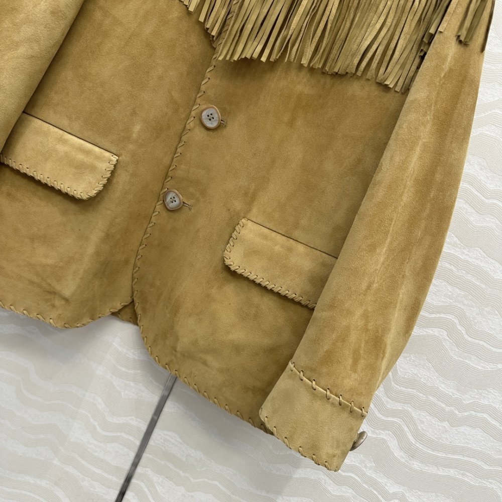 Замшевый блейзер женский Purple Label RL фото 4