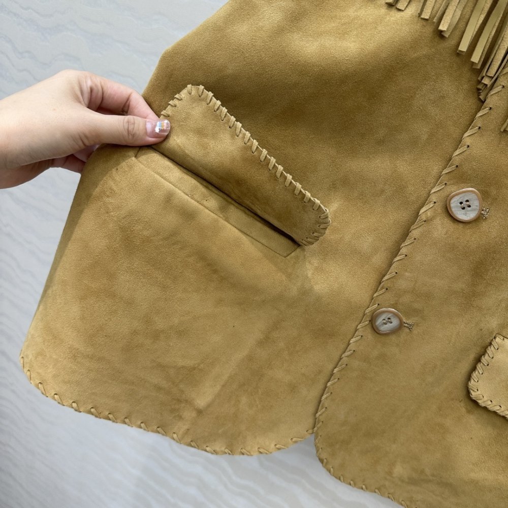 Замшевый блейзер женский Purple Label RL фото 5