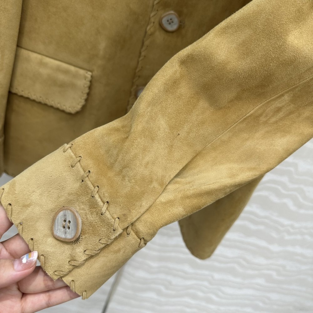 Замшевый блейзер женский Purple Label RL фото 6