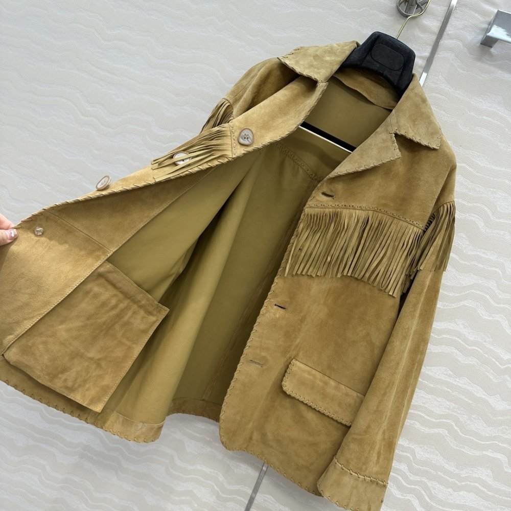 Замшевый блейзер женский Purple Label RL фото 7